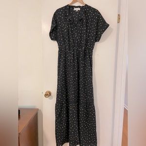 Piper& Scoot polka dot maxi dress! Size medium, Like new condition